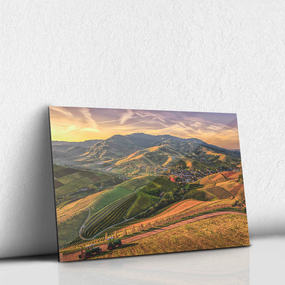 Atardecer desde las montañas