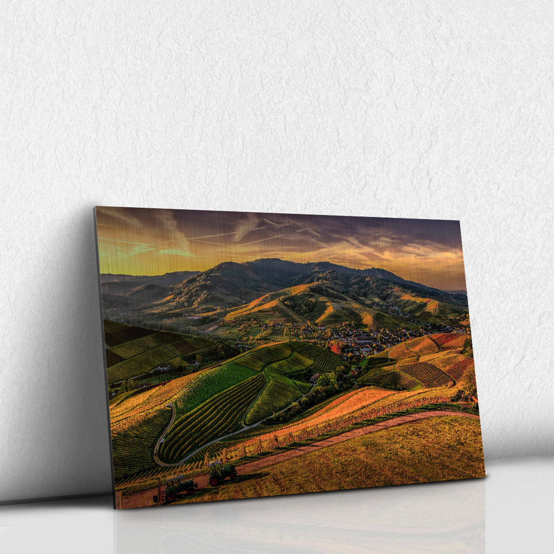 Atardecer desde las montañas