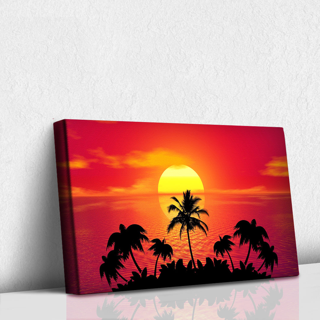 Atardecer rojo