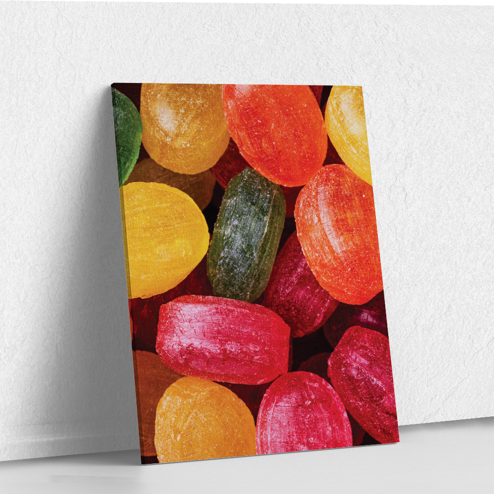 Caramelos multicolor