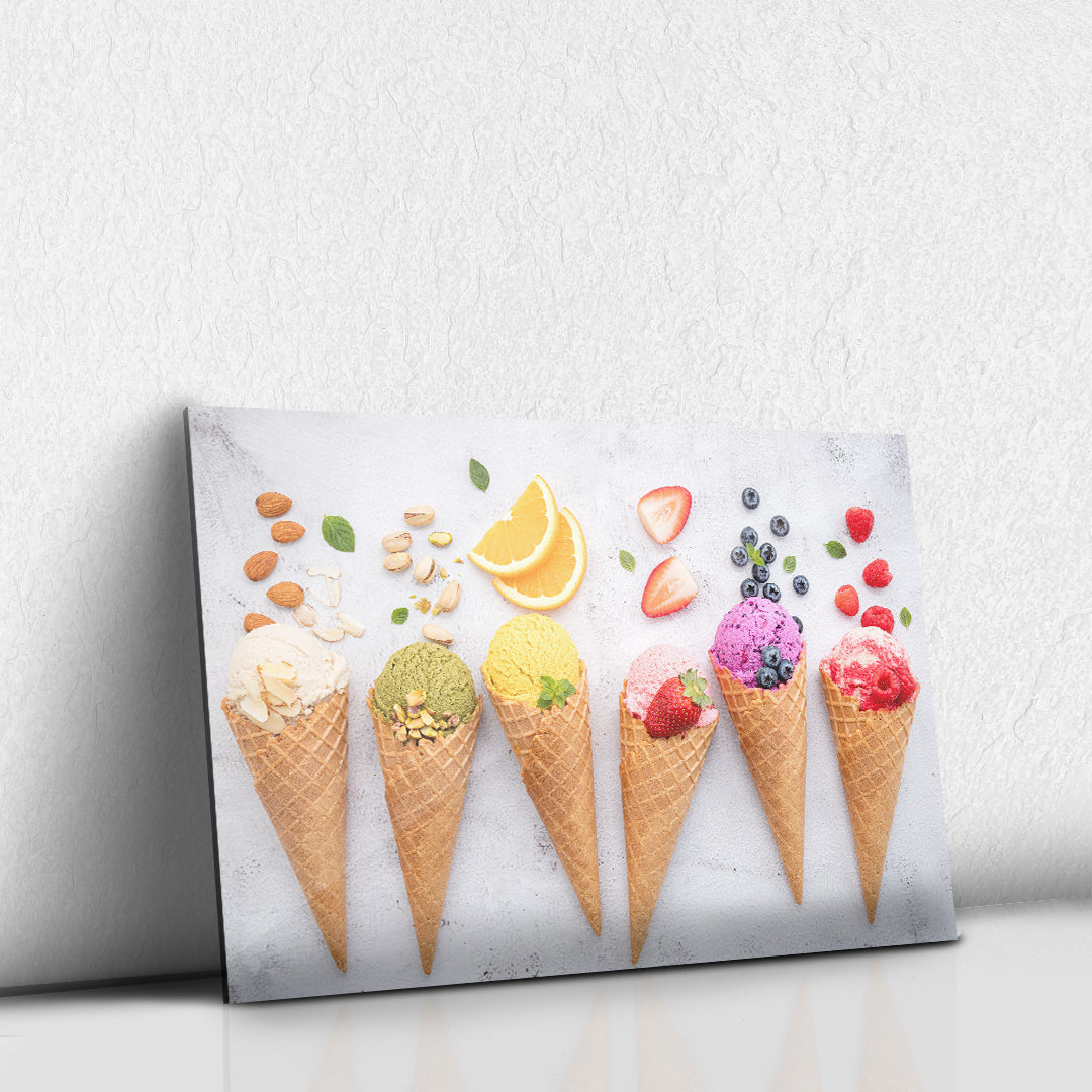 Helados decorados