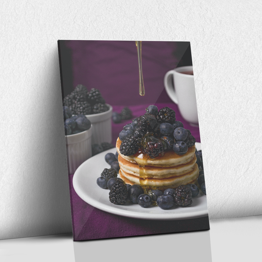 Pancakes de mora