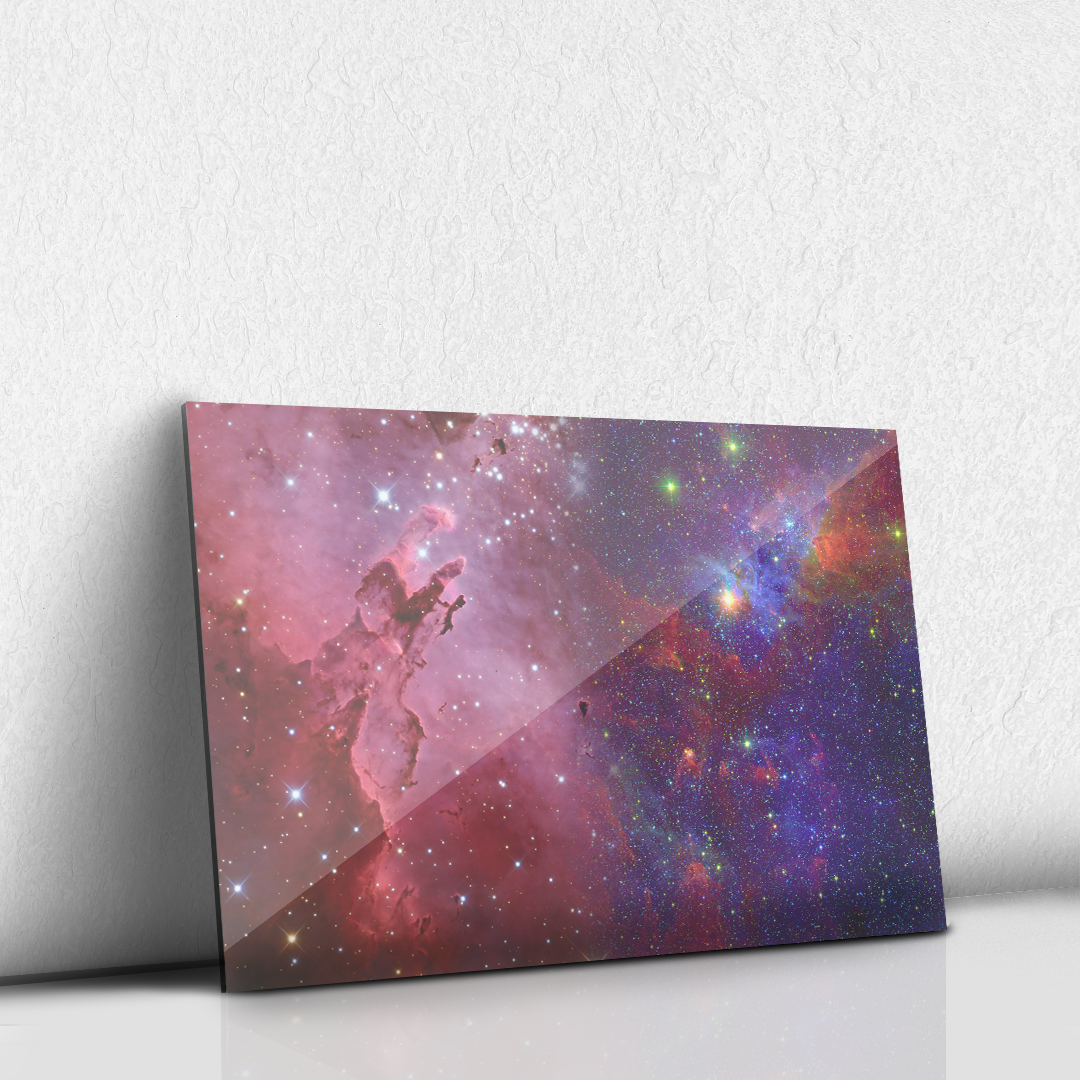 Universo rojo y azul