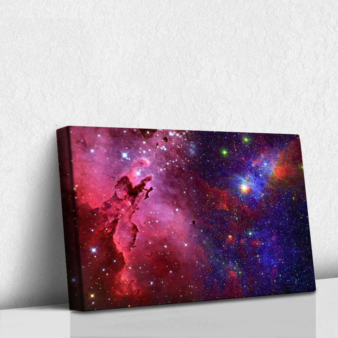 Universo rojo y azul