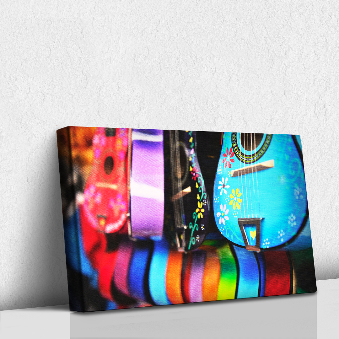 Guitarras de colores