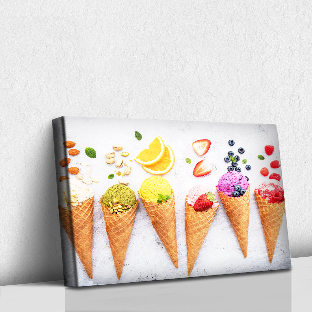 Helados decorados