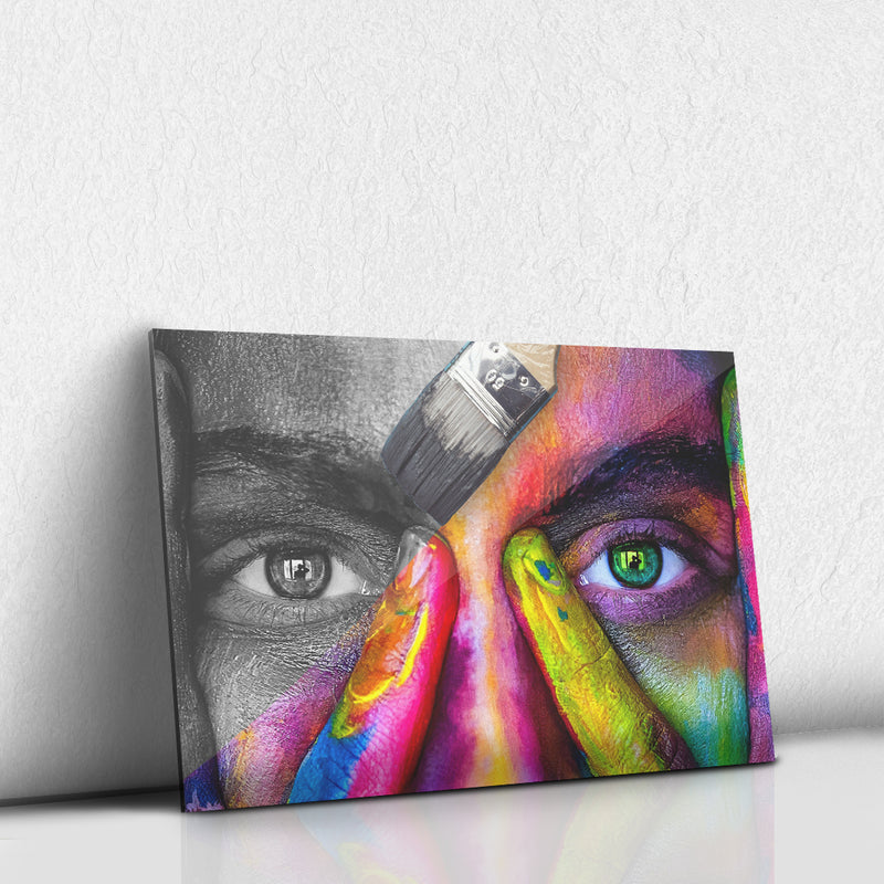 Rostro de colores